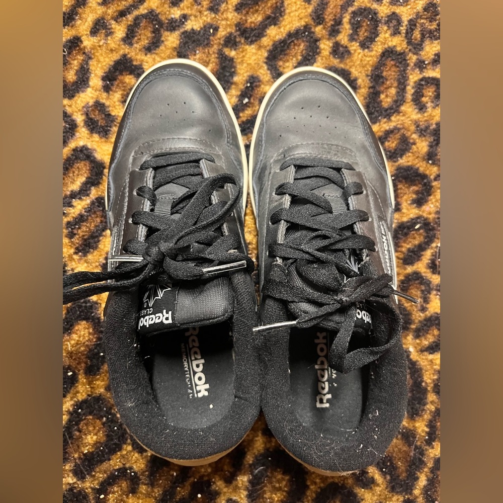 Reebok Classic Black and White Shoes